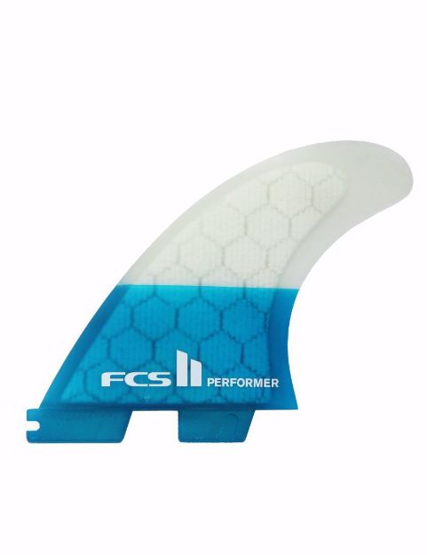 FCS II Performer PC Quad Fins Medium - Teal