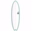 Torq Mod Fish surfboard 7ft 2 - Sea Green/White/Pinline
