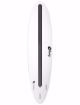 Torq Mod Fun Mini Mal surfboard 7ft 2 - White/Carbon Strip