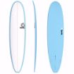 Torq Mini Long surfboard 8ft 0 - Blue/Pinline/White Deck