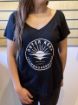Outer Reef Women's V Neck T-Shirt - Black