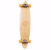 The Porto 42in Canadian Maple Longboard Skateboard Complete (Orange Wheels)