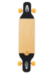 "Flores" 42in Canadian Maple Longboard Skateboard Complete (Orange Wheels)