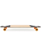 "Flores" 42in Canadian Maple Longboard Skateboard Complete (Orange Wheels)