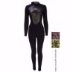 Womens Sola Wetsuits 3/2 Ignite - Volcanic Black Front Square