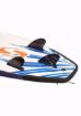 Sola 7ft Navy, Orange Softboards fins