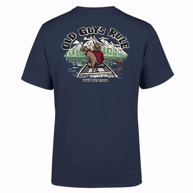 'DOGS BEST FRIEND III' T-SHIRT - BLUE DUSK