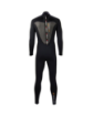 2021 Sola Mens Fusion 3/2 Back Zip Wetsuit - Back Black