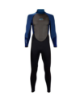 2021 Sola Mens Fusion 3/2 Back Zip Wetsuit - Black blue