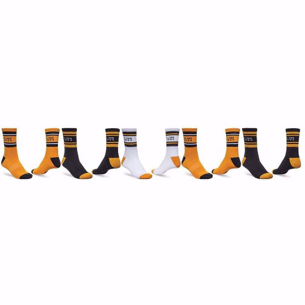 Bengal Crew Sock 5 Pack Gold