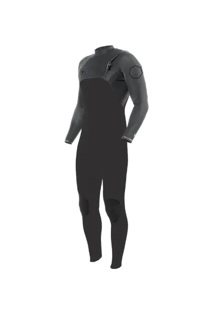Picture of Vissla High Seas 2 3-2 no Zip Full Suit - Charcoal | Men's Wetsuit 